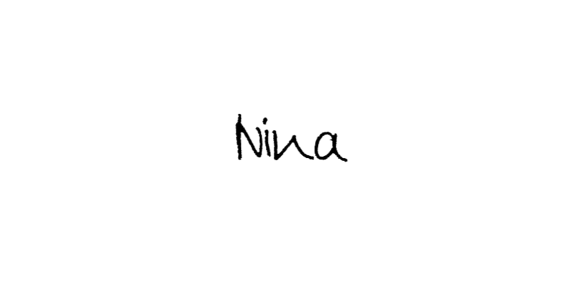Schrift Beispiel Nina