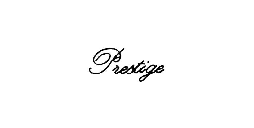 Schrift Beispiel Prestige